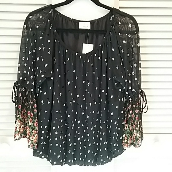 Ember Tops - Ember Peasant Top NWOT